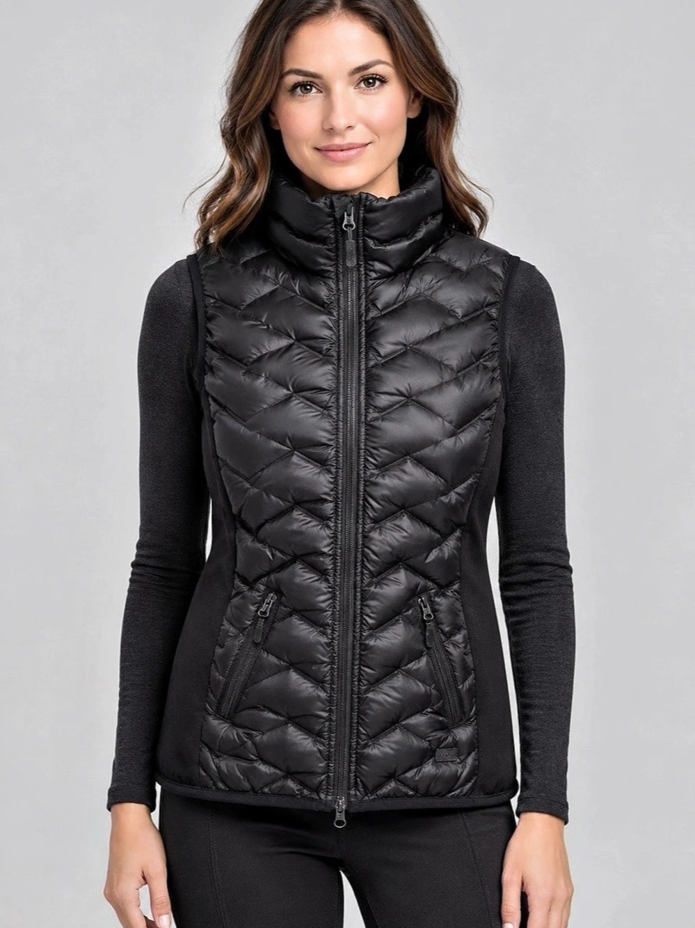 hotze Quilted Vest in Black Size 6